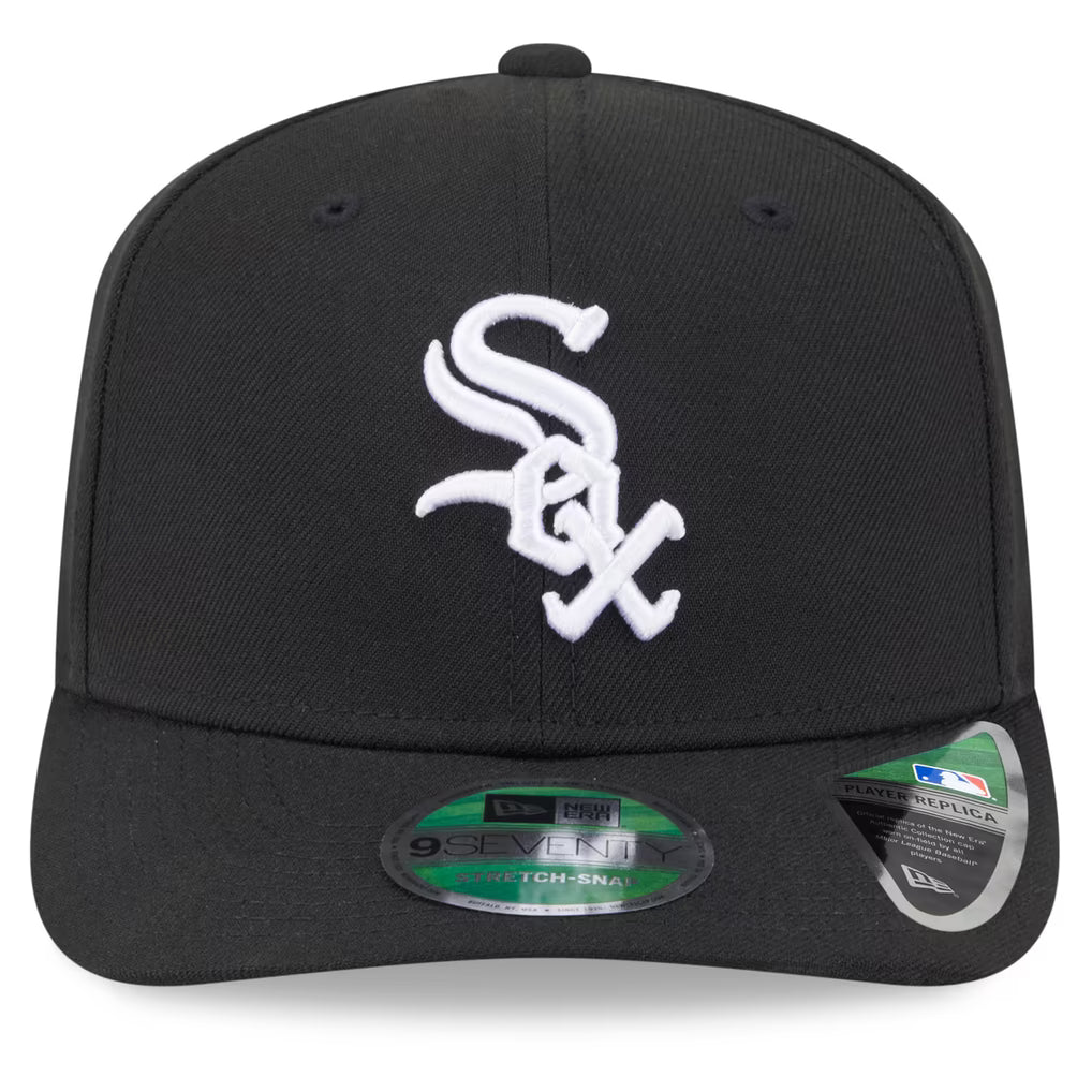 Chicago White Sox New Era 2026 MLB Postseason Side Patch 9SEVENTY Adjustable Hat - Black