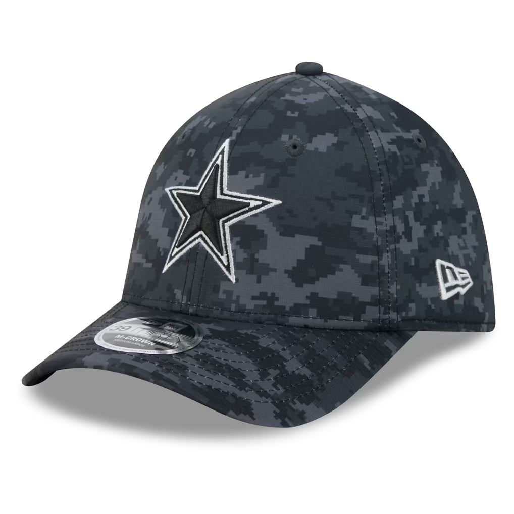 Men's Dallas Cowboys New Era Black 2026 Salute To Service 39THIRTY M-Crown Stretch Hat