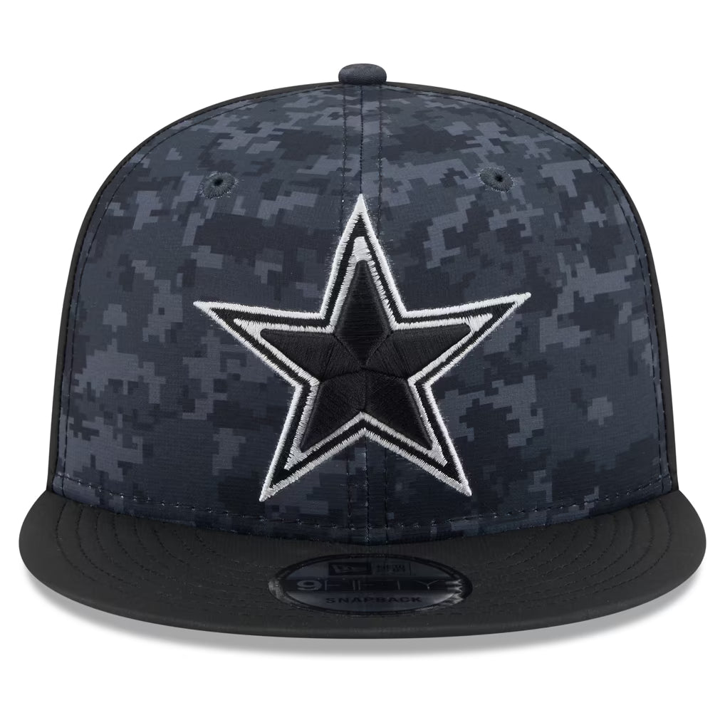 Men's Dallas Cowboys New Era Black 2026 Salute To Service 9FIFTY Snapback Hat
