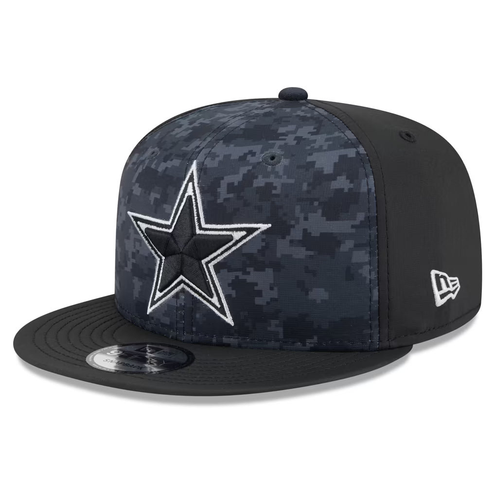 Men's Dallas Cowboys New Era Black 2026 Salute To Service 9FIFTY Snapback Hat