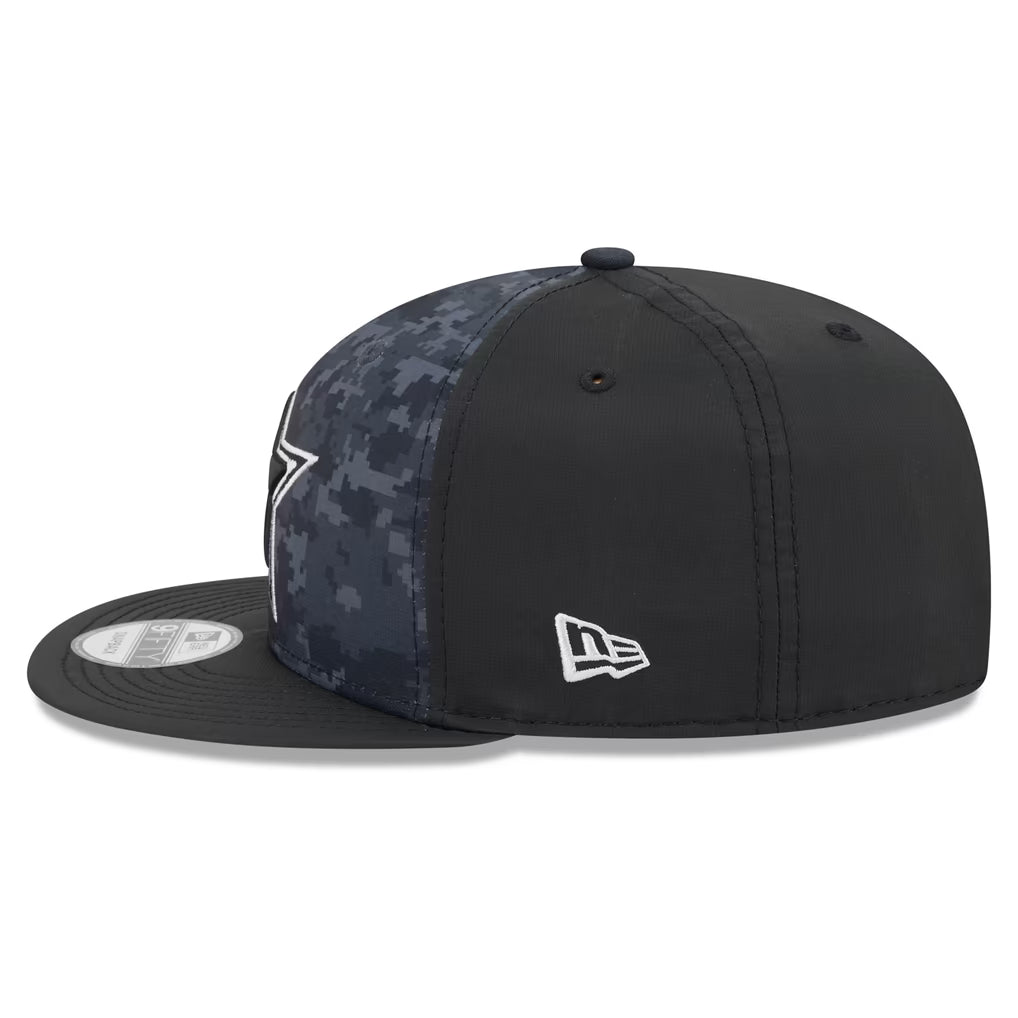 Men's Dallas Cowboys New Era Black 2026 Salute To Service 9FIFTY Snapback Hat