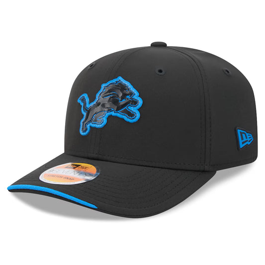 Men's Detroit Lions New Era 2026 NFL Sideline 9SEVENTY Black Adjustable Hat