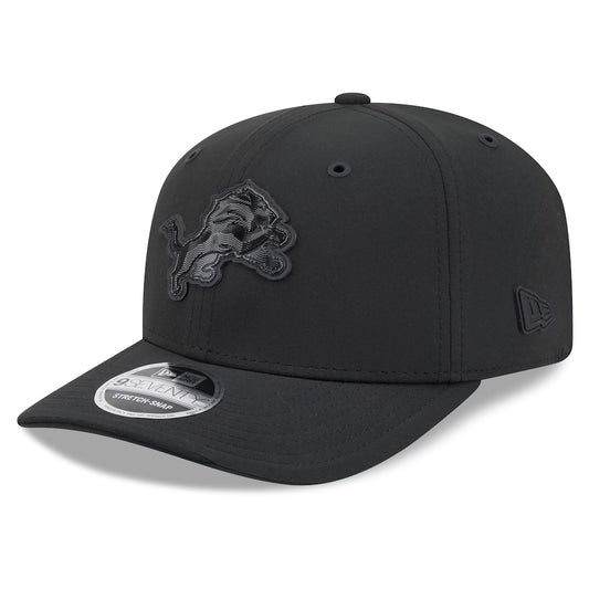 Men's Detroit Lions New Era 2026 NFL Sideline 9SEVENTY Black Adjustable Hat