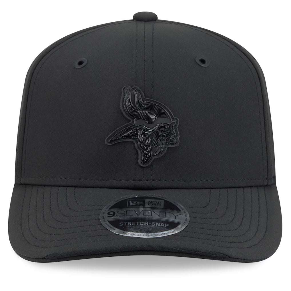 Men's Minnesota Vikings New Era 2026 NFL Sideline 9SEVENTY Black Adjustable Hat