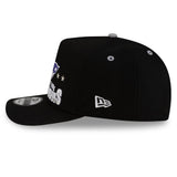 New England Patriots New Era 2025 AFC Champions Locker Room Trophy Collection A-Frame 9FIFTY Snapback Hat - Black - Pro Jersey Sports