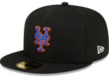 Men's New York Mets New Era Black Alternate Authentic Collection On Field 59FIFTY Fitted Hat - Pro Jersey Sports