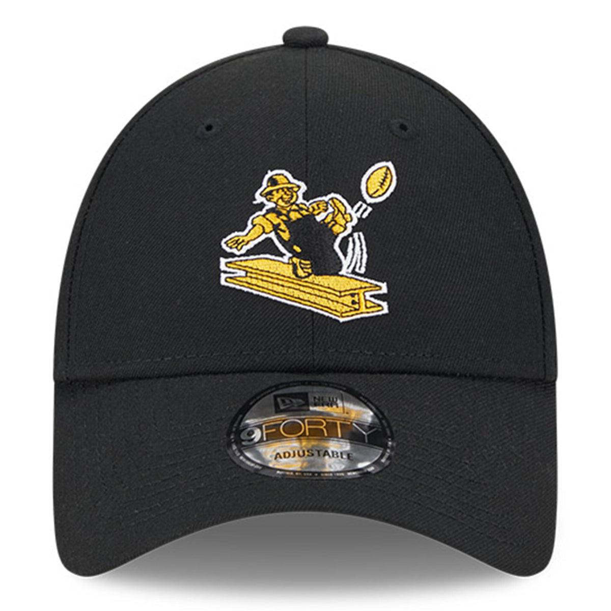 Men's New Era Pittsburgh Steelers Black 2023 Sideline Historic 9FORTY Adjustable Hat - Pro Jersey Sports