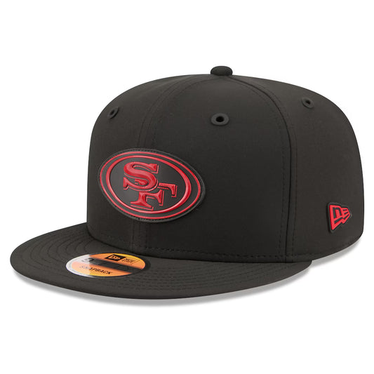 Men's San Francisco 49ers New Era 2026 NFL Sideline 9FIFTY Black Performance Adjustable Hat