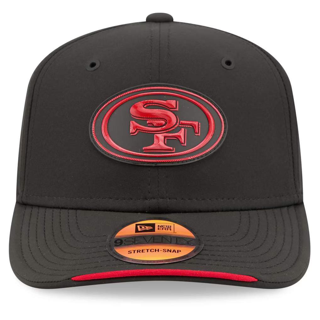 Men's San Francisco 49ers New Era 2026 NFL Sideline 9SEVENTY Black Adjustable Hat