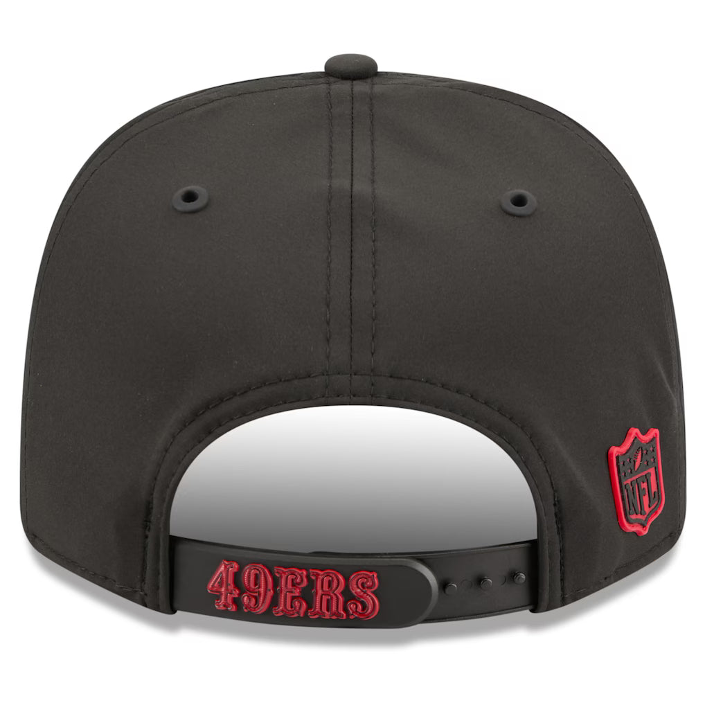 Men's San Francisco 49ers New Era 2026 NFL Sideline 9SEVENTY Black Adjustable Hat