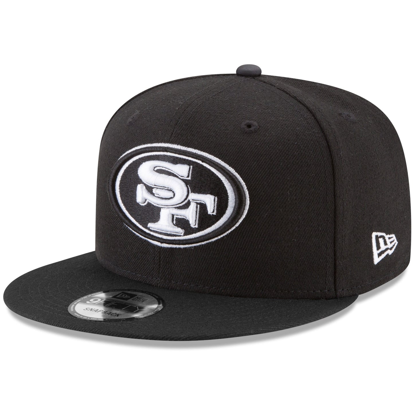 San Francisco 49ers New Era B-Dub 9FIFTY Adjustable Hat - Black