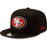 San Francisco 49ers New Era Black Basic 9FIFTY Snapback Hat - Pro Jersey Sports