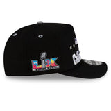 Men's Seattle Seahawks New Era Charcoal Super Bowl LX 9FORTY A-Frame Trucker Adjustable Hat - Pro Jersey Sports