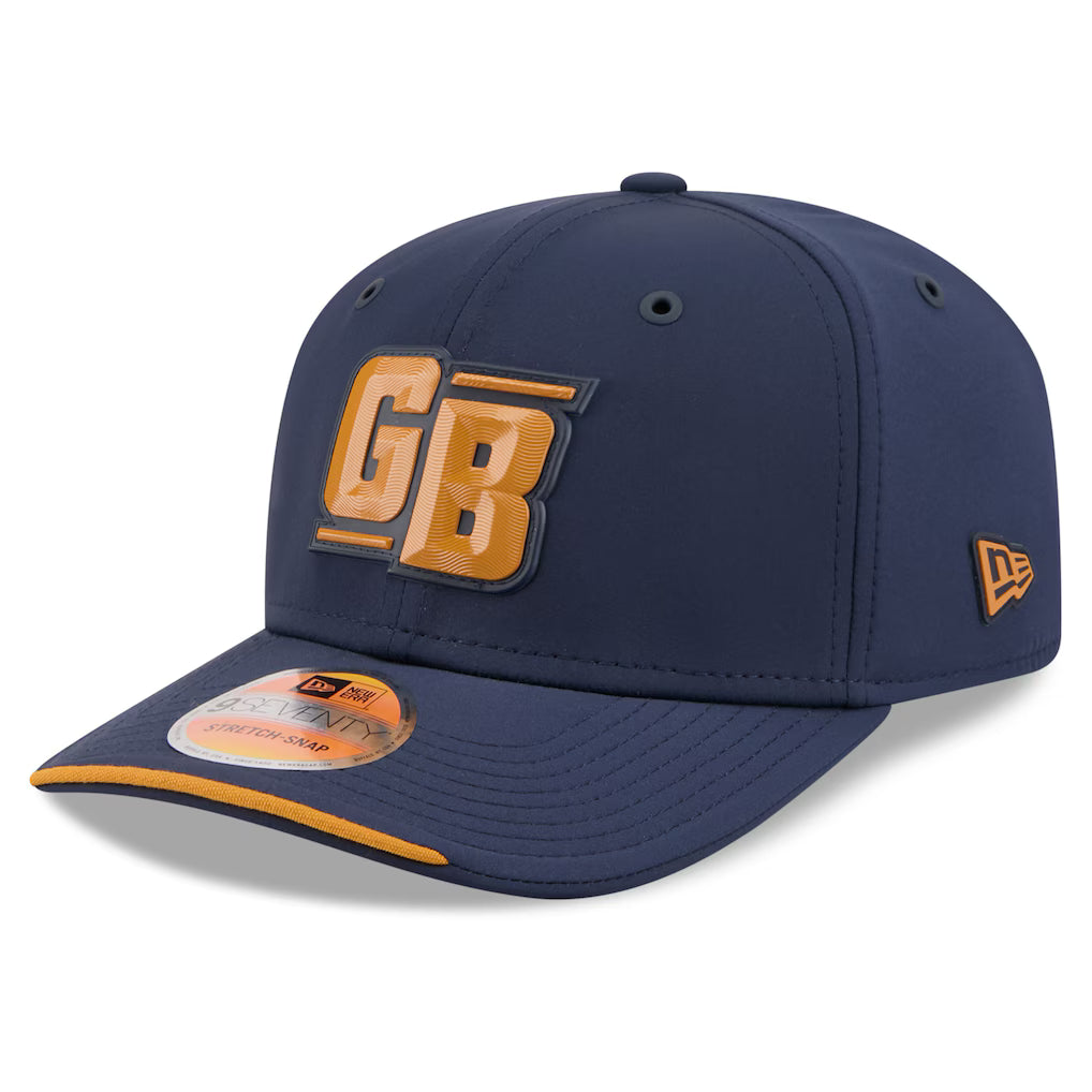 Men's Green Bay Packers New Era 2026 NFL Sideline 9SEVENTY Alternate Navy Adjustable Hat