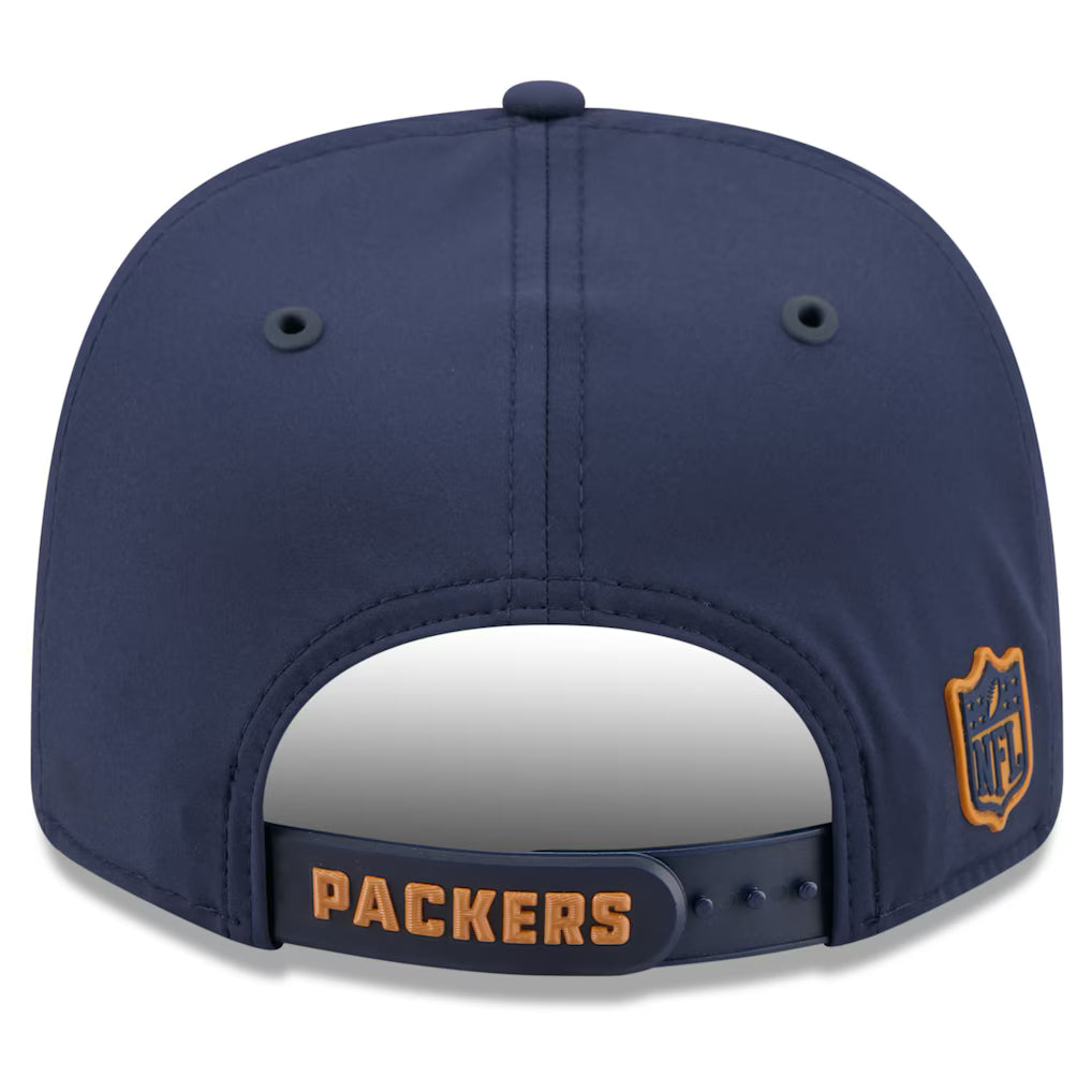 Men's Green Bay Packers New Era 2026 NFL Sideline 9SEVENTY Alternate Navy Adjustable Hat