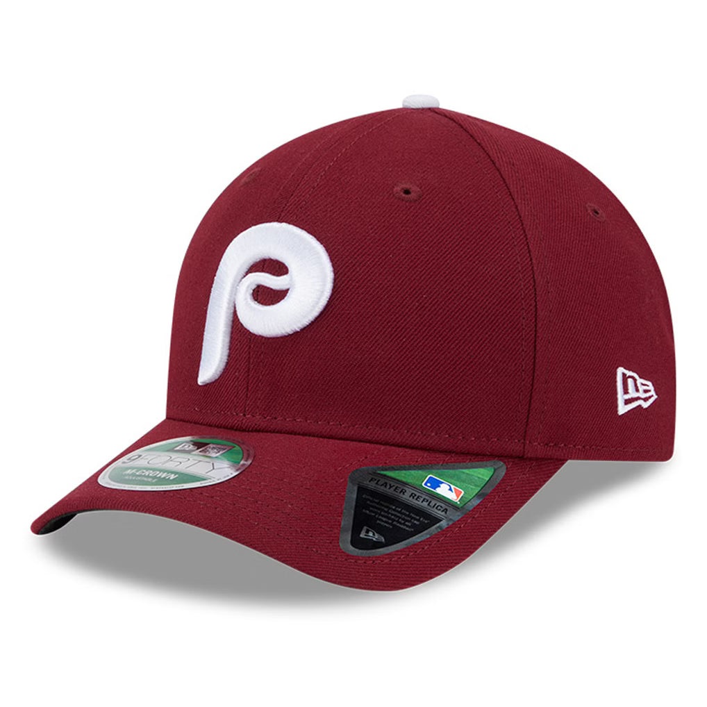 Philadelphia Phillies Crimson Alternate New Era Player Replica M-Crown 9FORTY Adjustable Hat