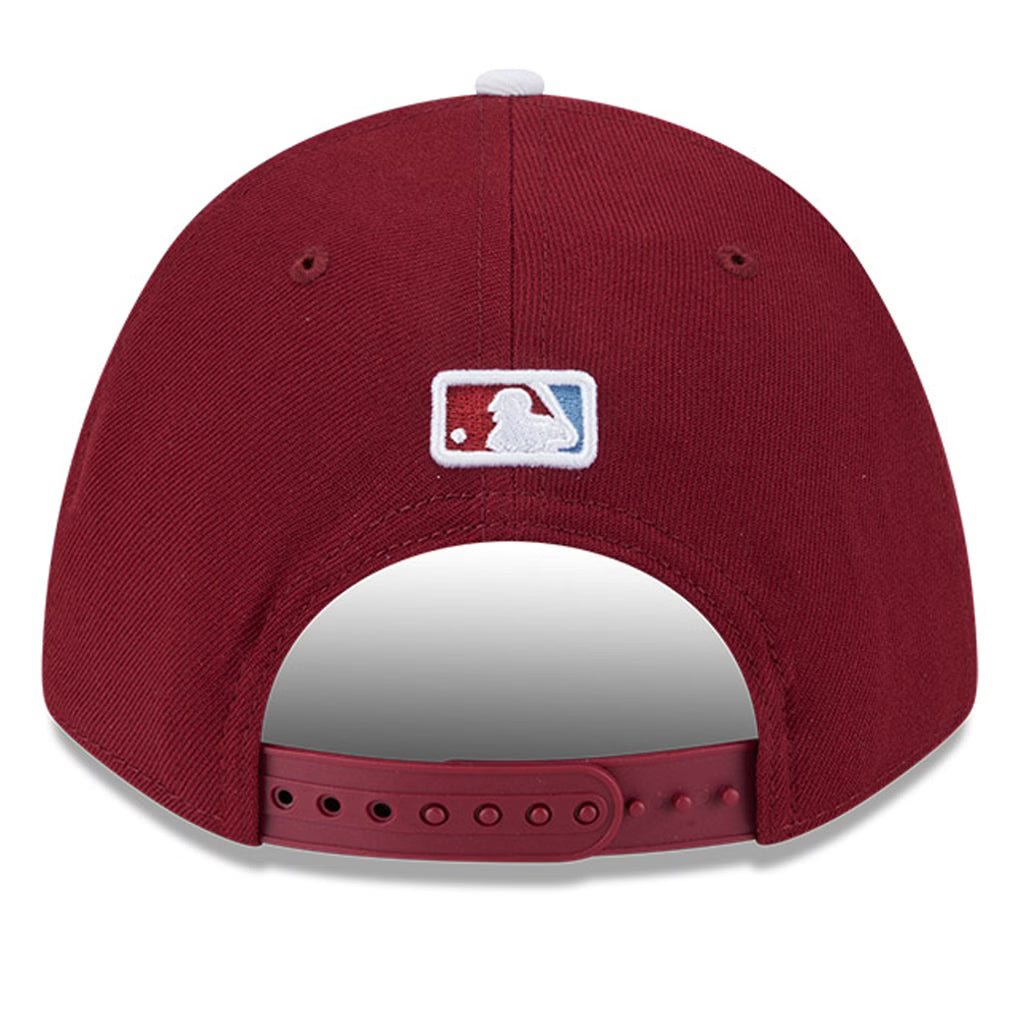 Philadelphia Phillies Crimson Alternate New Era Player Replica M-Crown 9FORTY Adjustable Hat