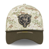 Men's New Era Camo Chicago Bears 2025 Salute to Service 39THIRTY Flex Hat - Pro Jersey Sports