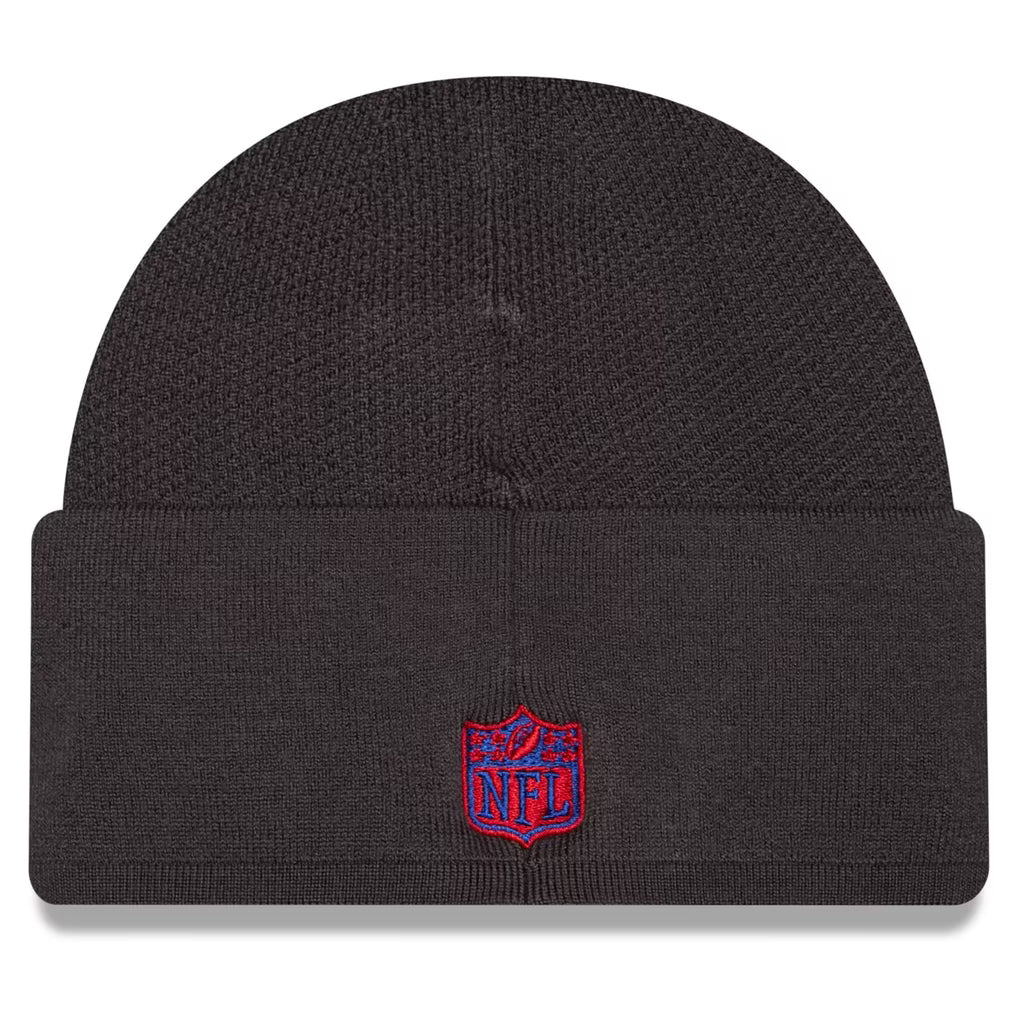 Buffalo Bills 2026 New Era Official Sideline Gray Skully Knit Hat