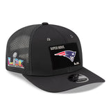 New England Patriots New Era Super Bowl LX Opening Night 9SEVENTY Adjustable Hat - Charcoal - Pro Jersey Sports