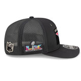 New England Patriots New Era Super Bowl LX Opening Night 9SEVENTY Adjustable Hat - Charcoal - Pro Jersey Sports