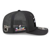 Men's Seattle Seahawks Super Bowl LX Opening Night New Era Charcoal 9SEVENTY Adjustable Hat - Pro Jersey Sports