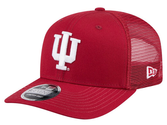 Indiana Hoosiers New Era Primary 9SEVENTY Trucker Stretch-Snap Hat - Crimson