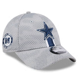 Men's Dallas Cowboys New Era 2024 Sideline Gray 9FORTY Adjustable Hat - Pro Jersey Sports