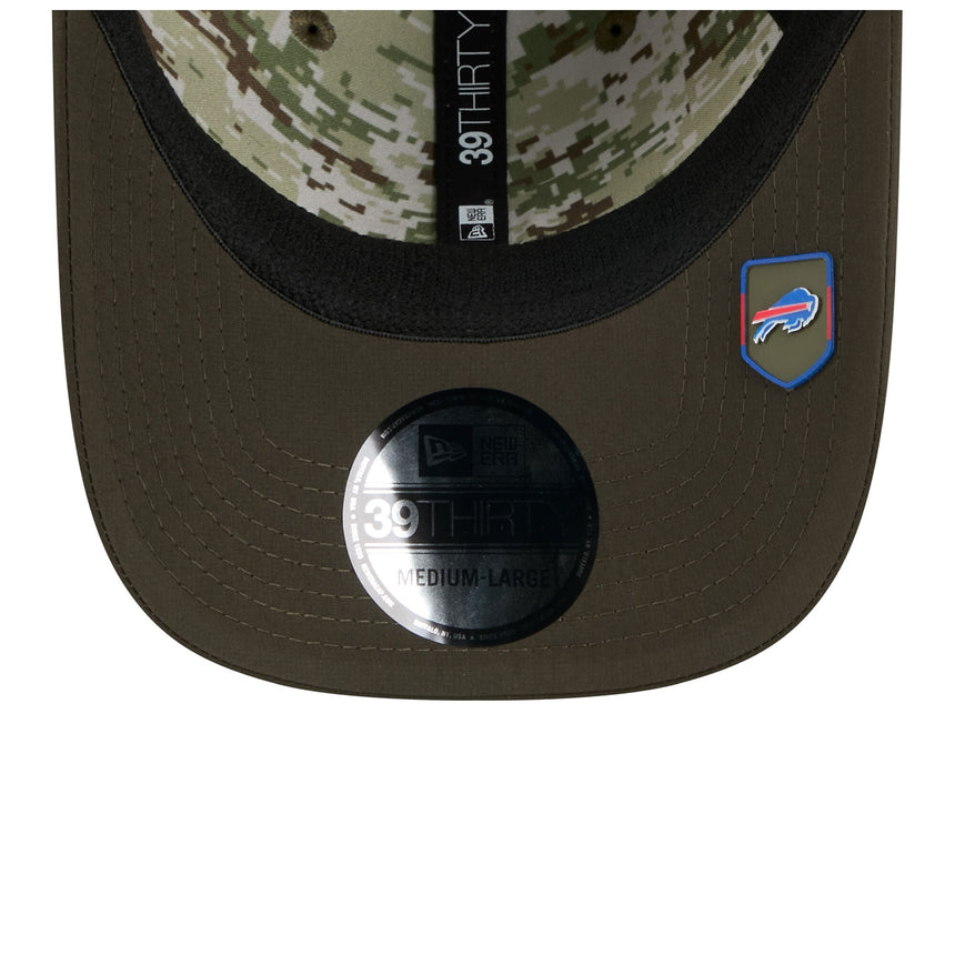 Men's Buffalo Bills New Era Green 2025 Salute to Service 39THIRTY Flex Hat - Pro Jersey Sports