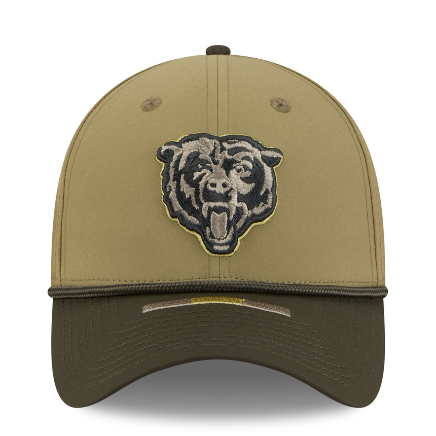 Men's New Era Green Chicago Bears 2025 Salute to Service 39THIRTY Flex Hat - Pro Jersey Sports