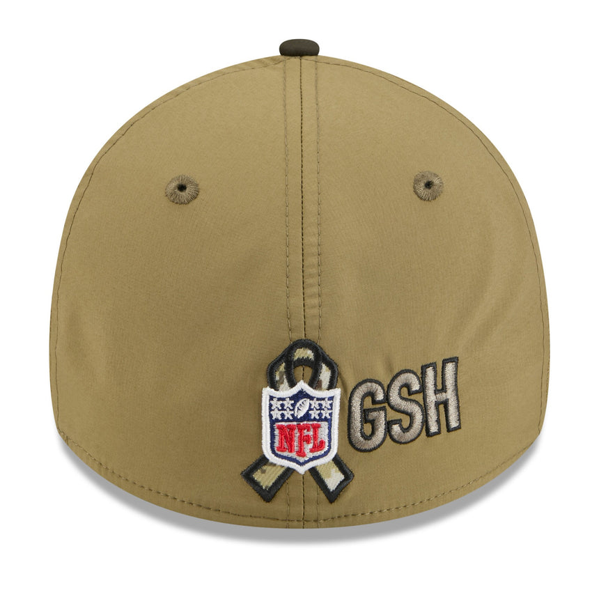 Men's New Era Green Chicago Bears 2025 Salute to Service 39THIRTY Flex Hat - Pro Jersey Sports