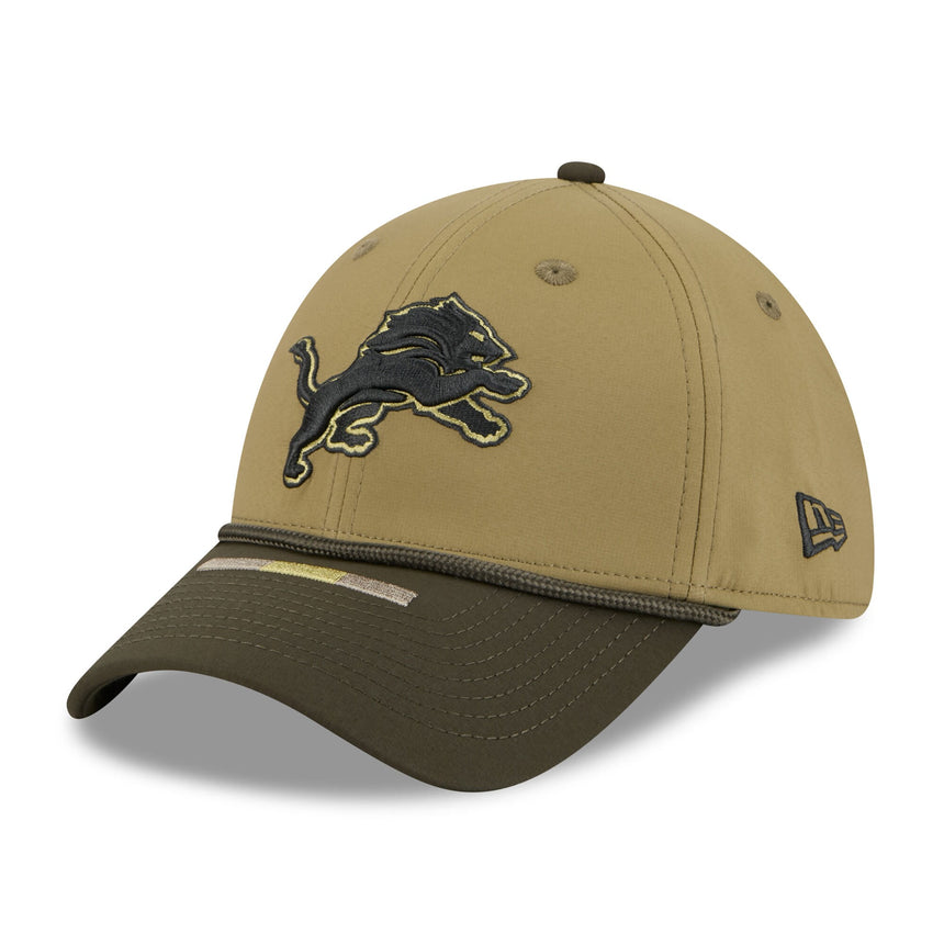 Men's Detroit Lions New Era Green 2025 Salute to Service 39THIRTY Flex Hat - Pro Jersey Sports