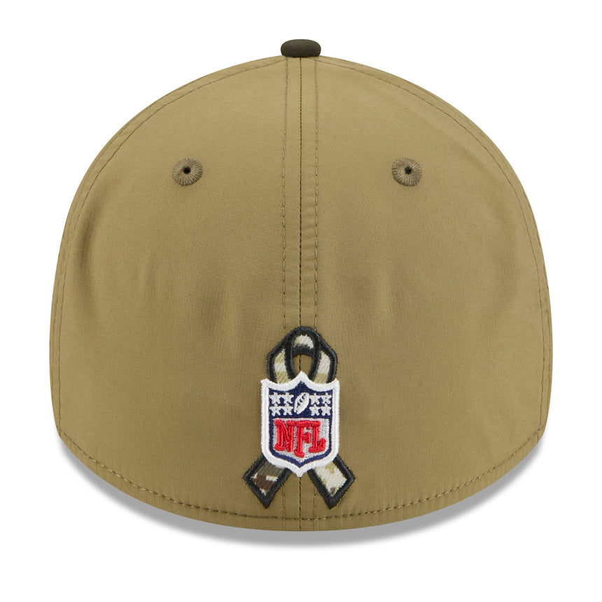 Men's Detroit Lions New Era Green 2025 Salute to Service 39THIRTY Flex Hat - Pro Jersey Sports