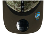 Men's Detroit Lions New Era Green 2025 Salute to Service 39THIRTY Flex Hat - Pro Jersey Sports
