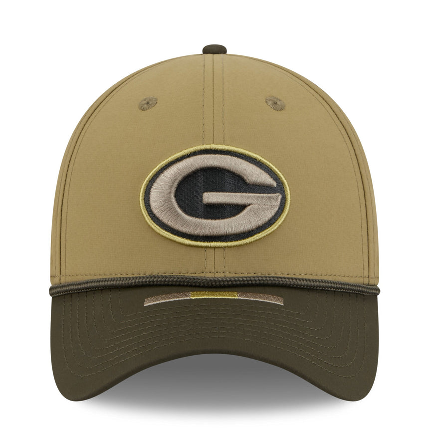 Men's Green Bay Packers New Era Green 2025 Salute to Service 39THIRTY Flex Hat - Pro Jersey Sports