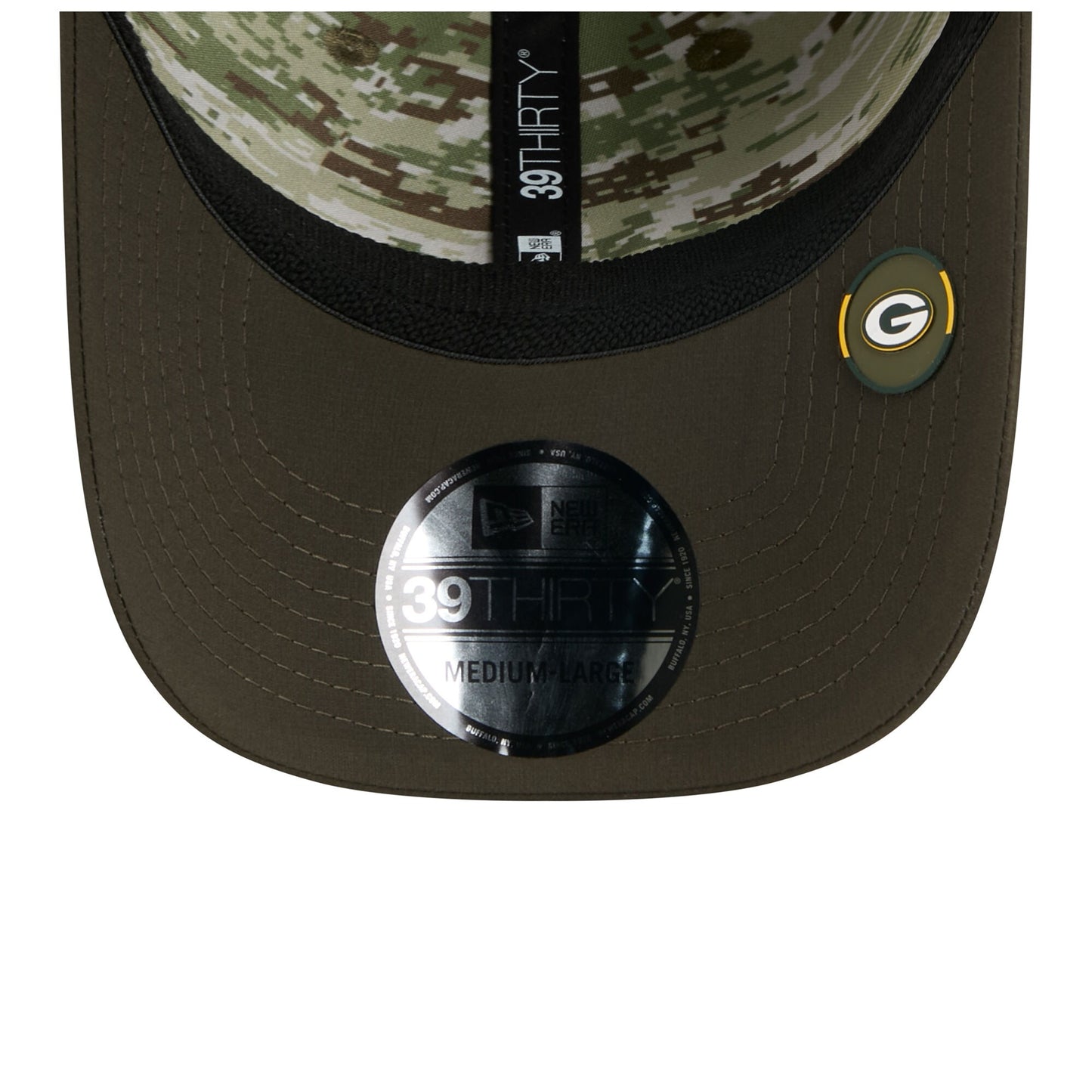 Men's Green Bay Packers New Era Green 2025 Salute to Service 39THIRTY Flex Hat - Pro Jersey Sports