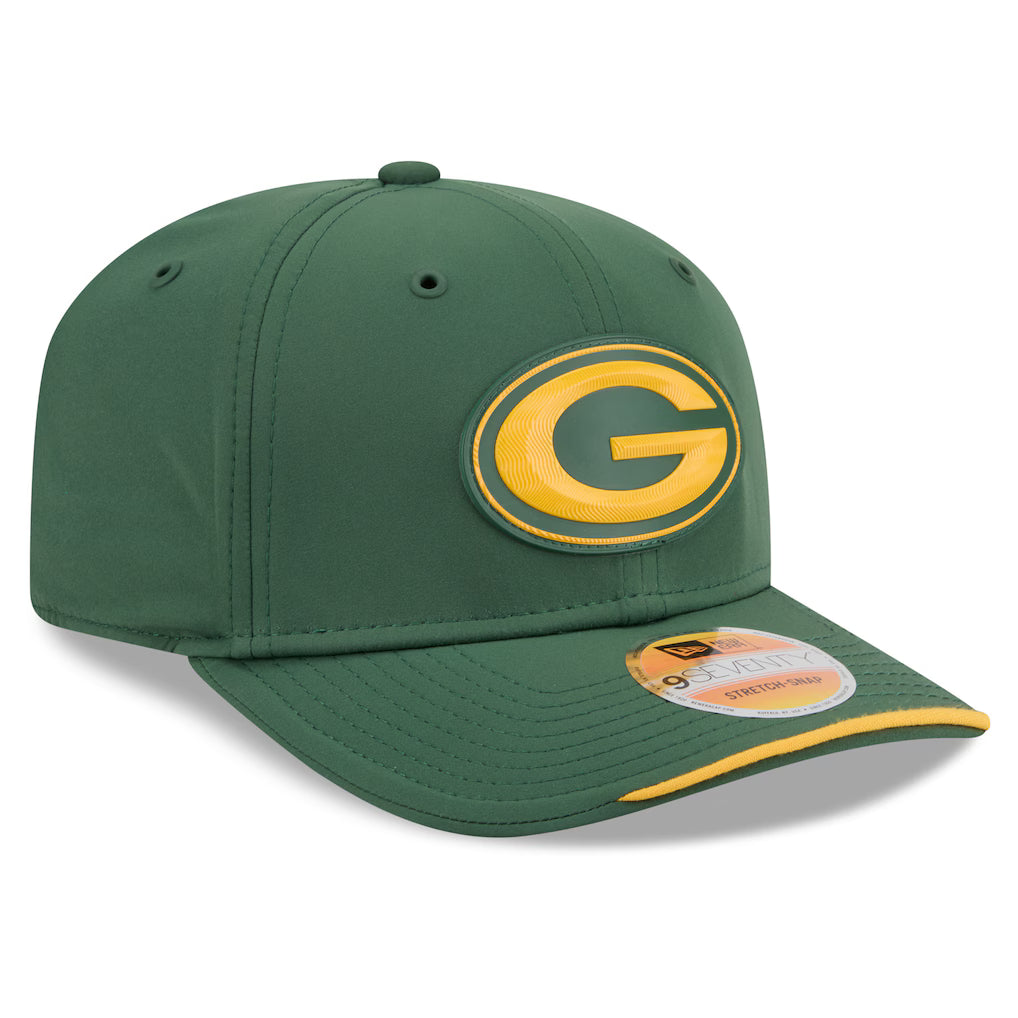Men's Green Bay Packers New Era 2026 NFL Sideline 9SEVENTY Green Adjustable Hat