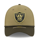 Men's Las Vegas Raiders New Era Green 2025 Salute to Service 39THIRTY Flex Hat - Pro Jersey Sports