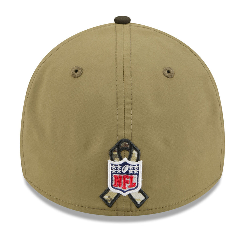 Men's Las Vegas Raiders New Era Green 2025 Salute to Service 39THIRTY Flex Hat - Pro Jersey Sports