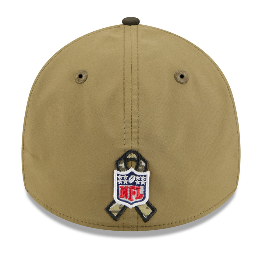 Men's Miami Dolphins New Era Green 2025 Salute to Service 39THIRTY Flex Hat - Pro Jersey Sports