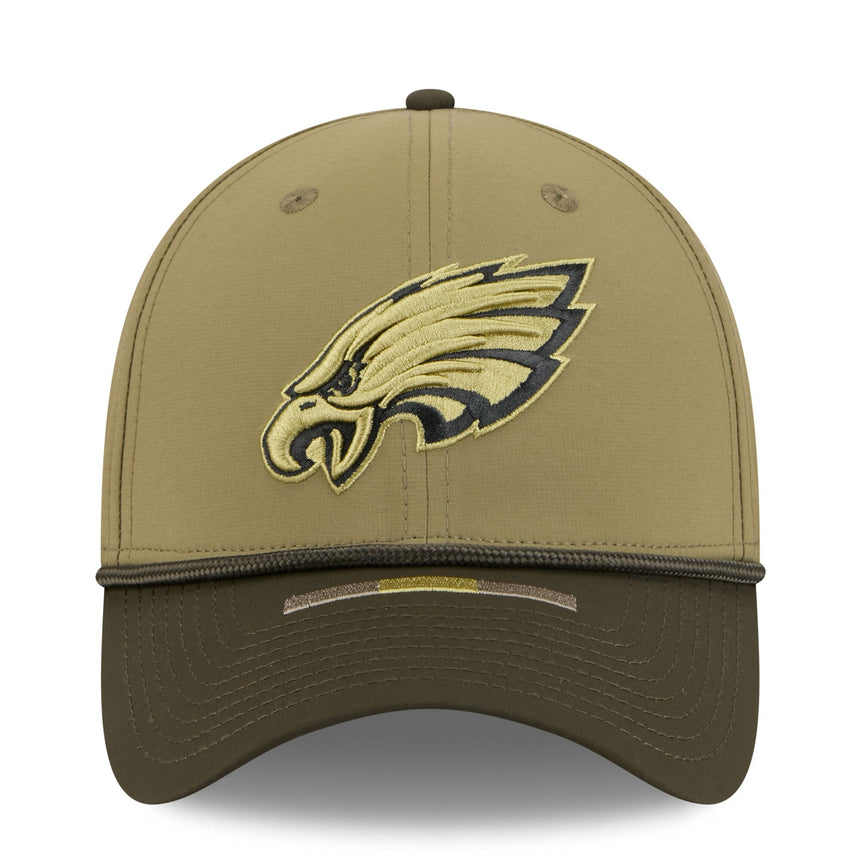 Men's Philadelphia Eagles New Era Green 2025 Salute to Service 39THIRTY Flex Hat - Pro Jersey Sports
