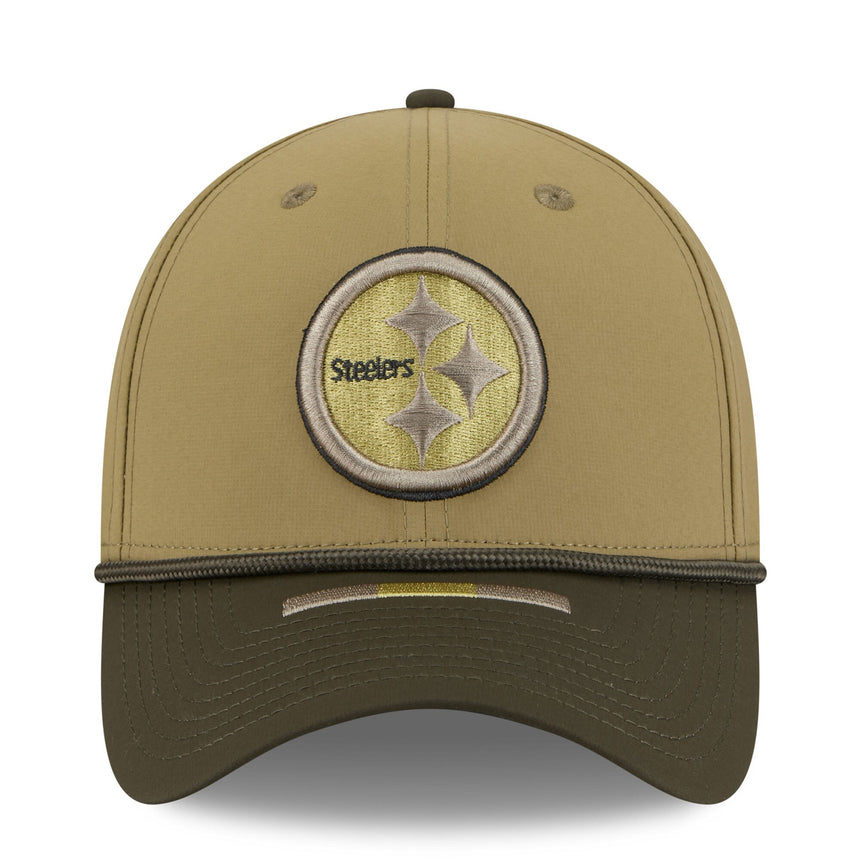 Men's Pittsburgh Steelers New Era Green 2025 Salute to Service 39THIRTY Flex Hat - Pro Jersey Sports