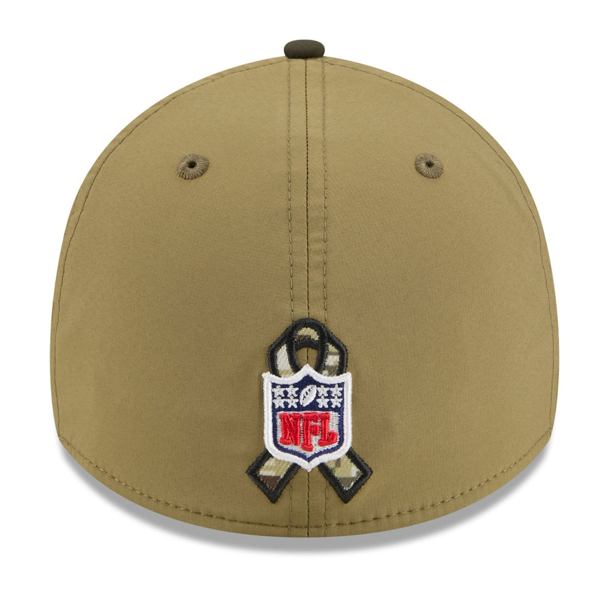 Men's Pittsburgh Steelers New Era Green 2025 Salute to Service 39THIRTY Flex Hat - Pro Jersey Sports