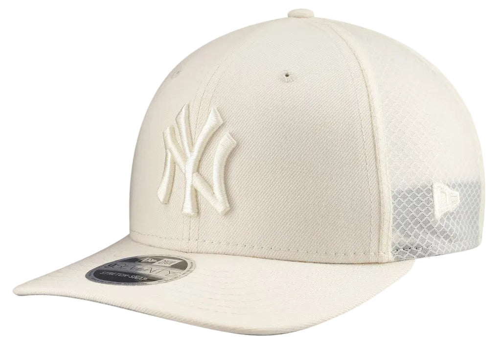 Men's New York Yankees New Era Light Beige Color Pack 9SEVENTY Trucker Adjustable Hat