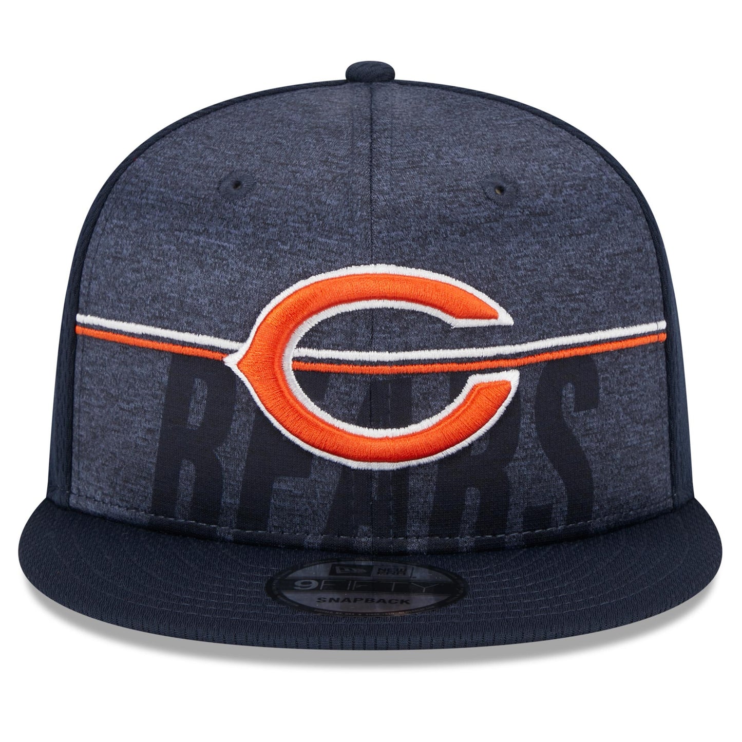 Men's Chicago Bears New Era NFL 2023 Training Camp Navy Primary Logo 9FIFTY Snapback Adjustable Hat