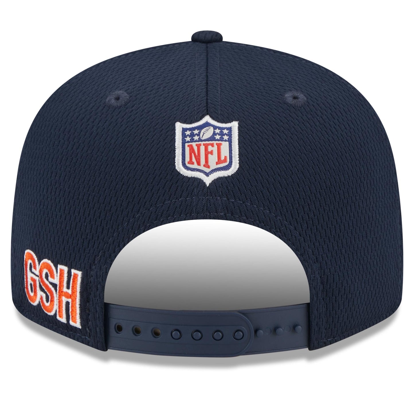 Men's Chicago Bears New Era NFL 2023 Training Camp Navy Primary Logo 9FIFTY Snapback Adjustable Hat