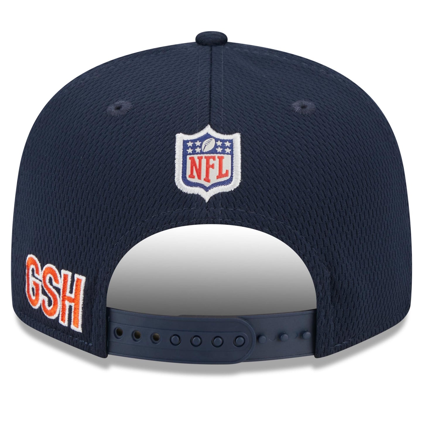 Men's Chicago Bears New Era NFL 2023 Training Camp Navy B Logo 9FIFTY Snapback Adjustable Hat