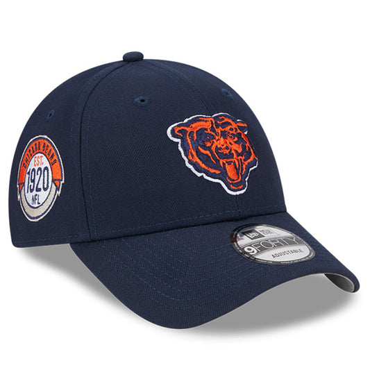 Men's New Era Navy Chicago Bears 2023 Sideline Historic 9FORTY Adjustable Hat
