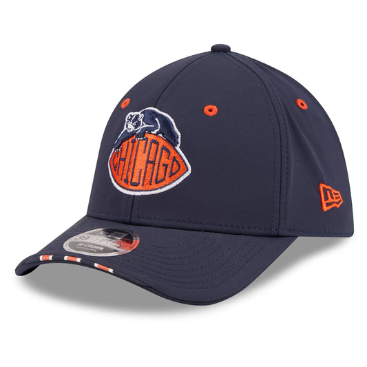 Chicago Bears New Era 2026 Rivalries Sideline Collection 39THIRTY M-Crown Stretch Hat