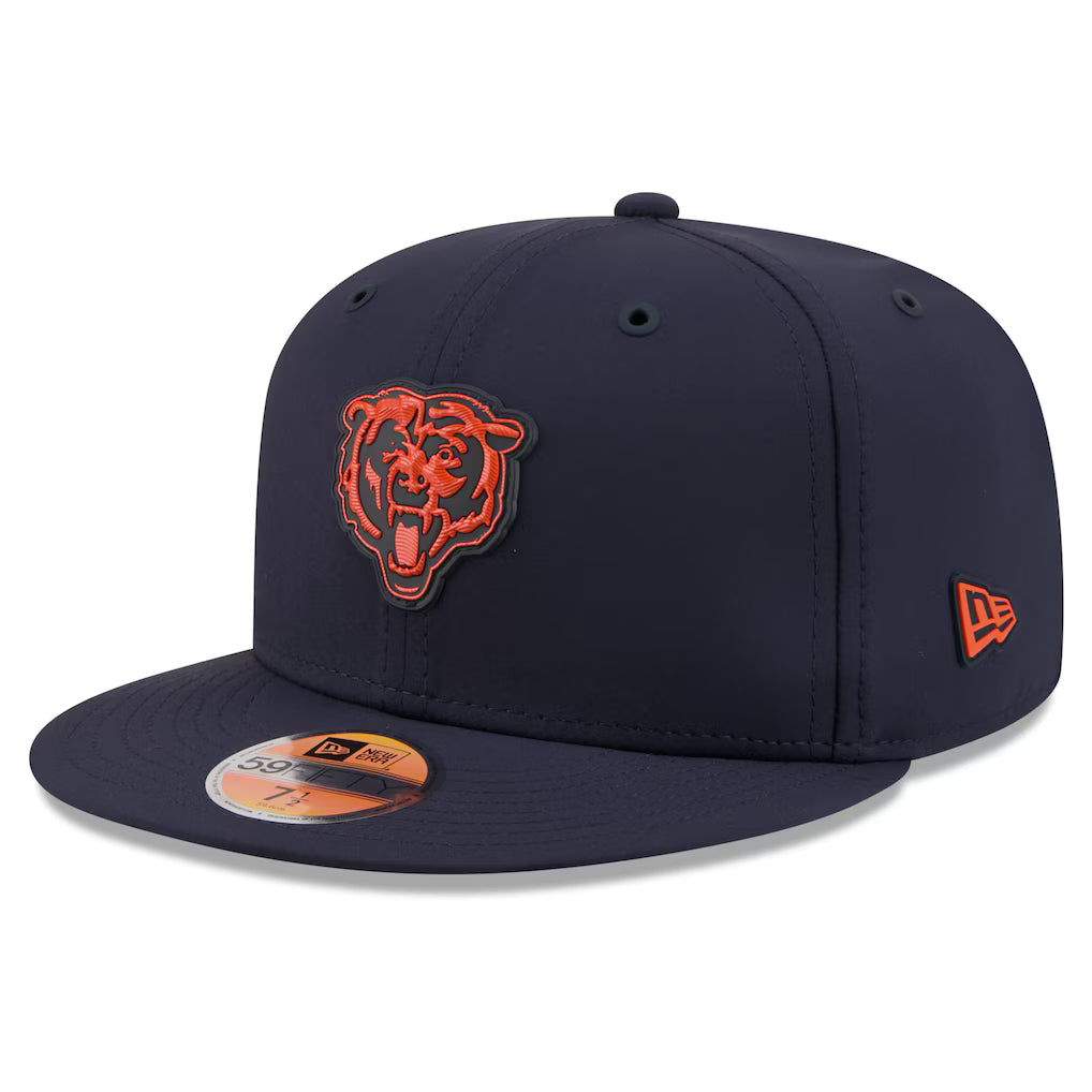 Chicago Bears 2026 NFL Sideline Performance 59FIFTY Navy Fitted Hat
